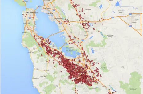 House Painter Service Area Maps