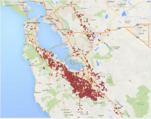 House Painter Service Area Maps
