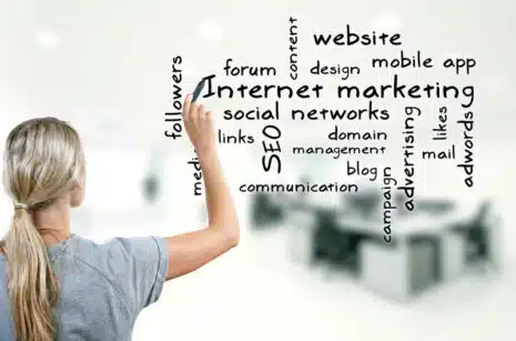 internet marketing concept