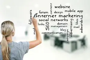 internet marketing concept