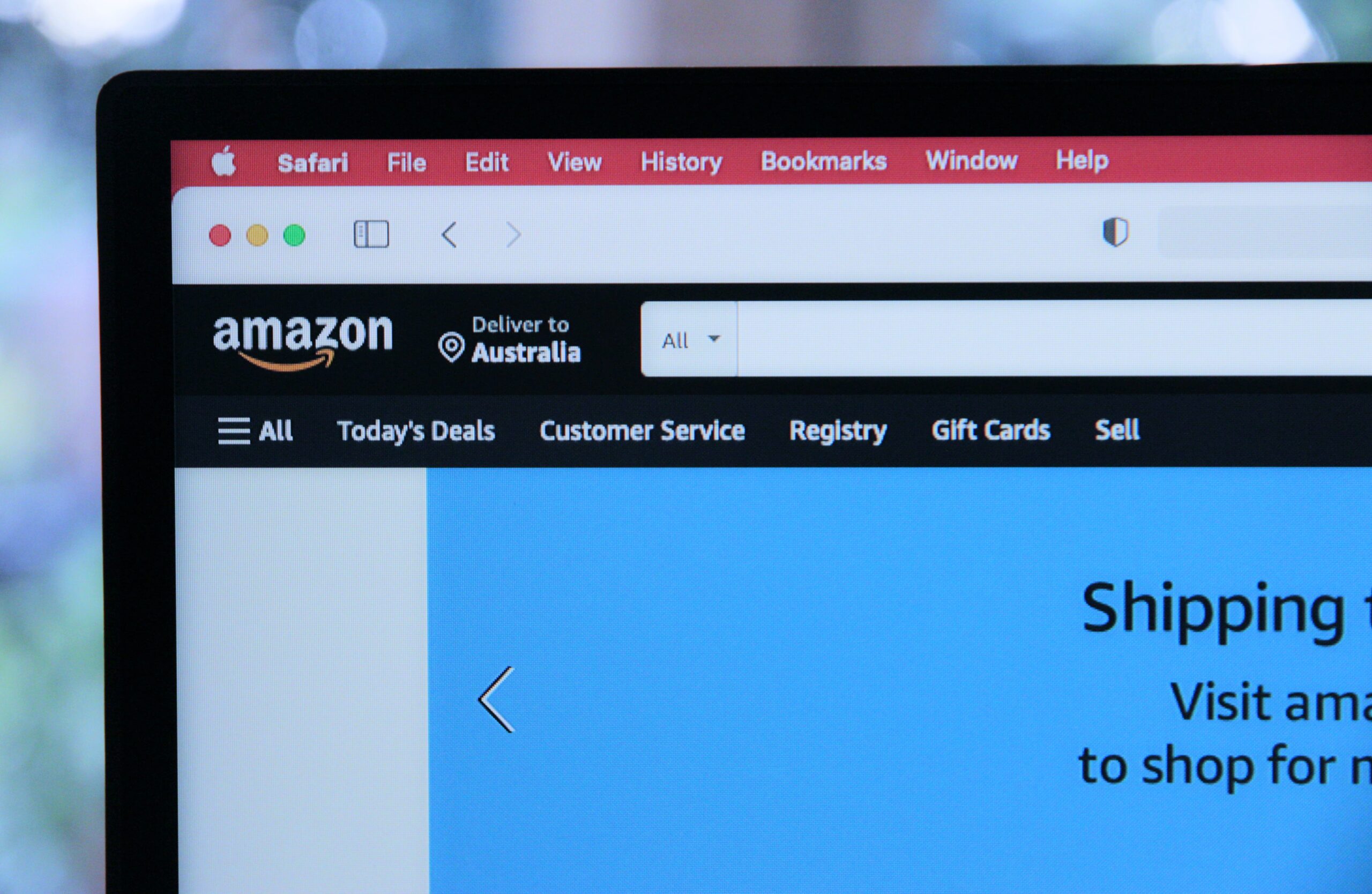 landing page on amazon