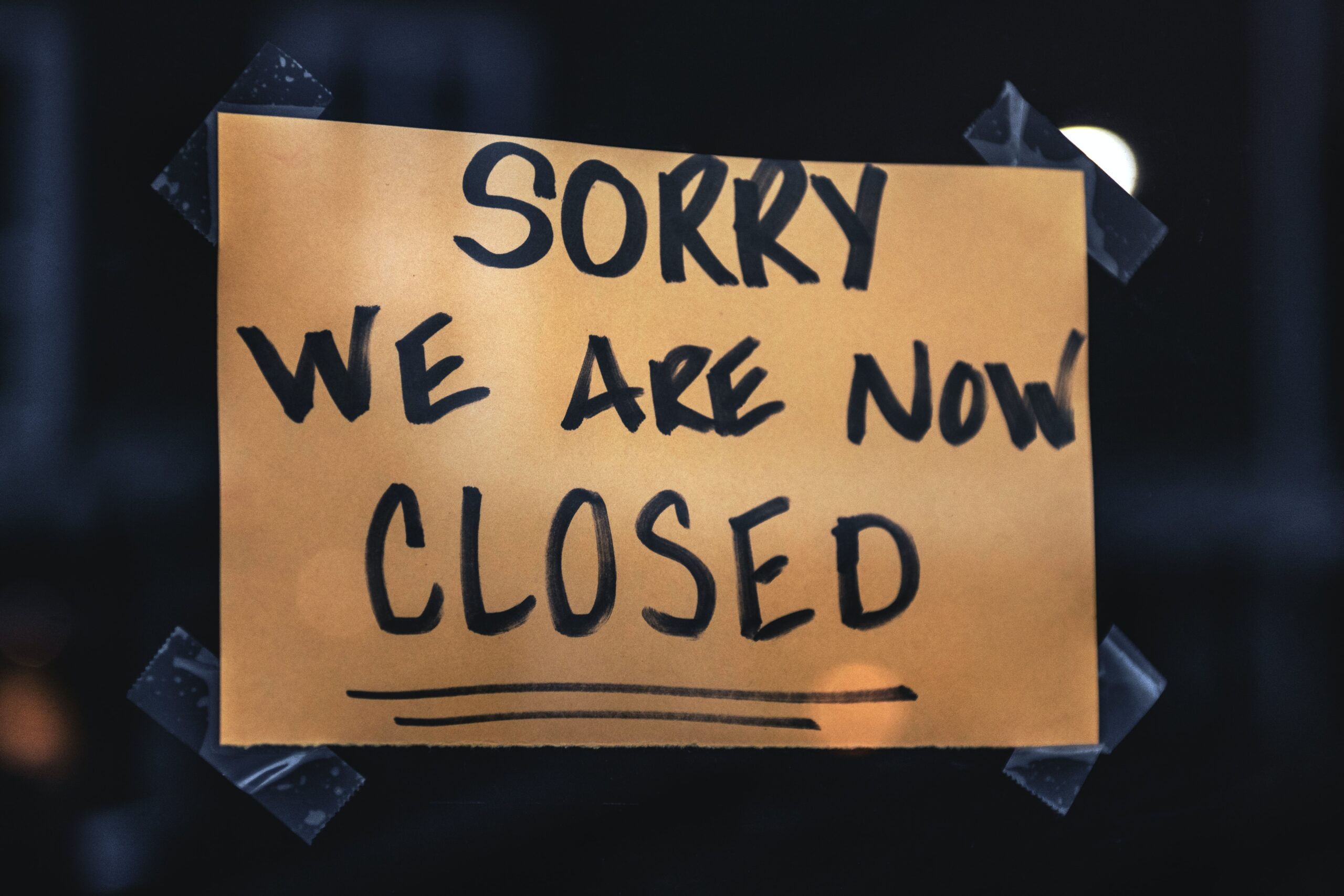 sorry we are now closed