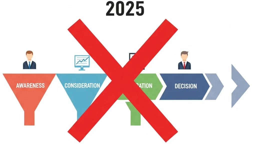 the traditional marketing funnel is broken